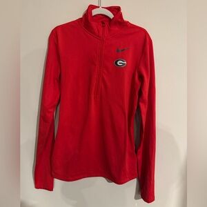 Nike UGA Women's Dri-fit Quarter Zip